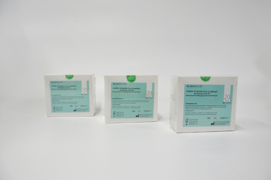 20PCS SARS-CoV-2 Antilichamen Snelle Test Kit Immunochromatography