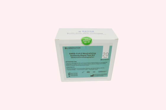 Covid-19 de neutraliserende Uitrustingen 20PCS van de Antilichamentest voor Professioneel Gebruik