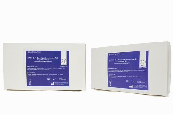 Snelle Controle covid-19 de Uitrusting van Kit Comprehensive Rapid Flu Swab van de Grieptest