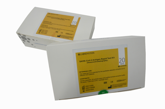Antigeentest SARS-CoV-2 Uitrusting ISO13485 MSDS van de Antigeen de Snelle Test in 10-15 Minuten