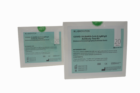 De snelle van de de Uitrustingsiso9001 Kwalitatieve Opsporing van de Antilichamentest Test Kit Antibody van IgG IgM Snelle
