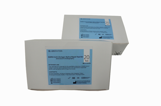 20PCS algemeen begrip covid-19 de Test Kit For Suspected Populations van het Speekselantigeen