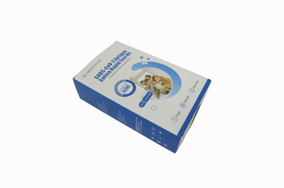 Plastic Snelle Speekselautoverificatie Kit Avoid Sunshine For SARS CoV 2 Virusantigeen