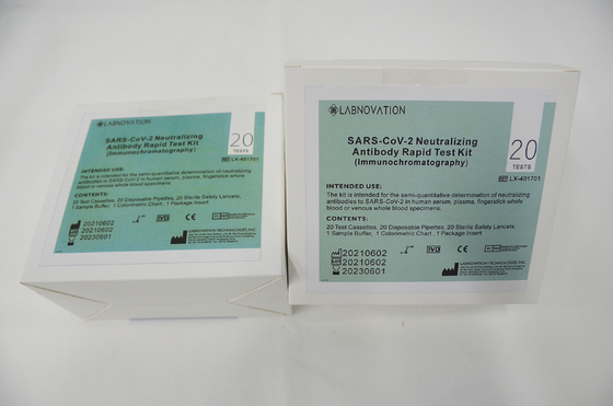 ISO13485 snelle Neutraliserende Uitrusting 95,00% van de Antilichamentest Nauwkeurigheid