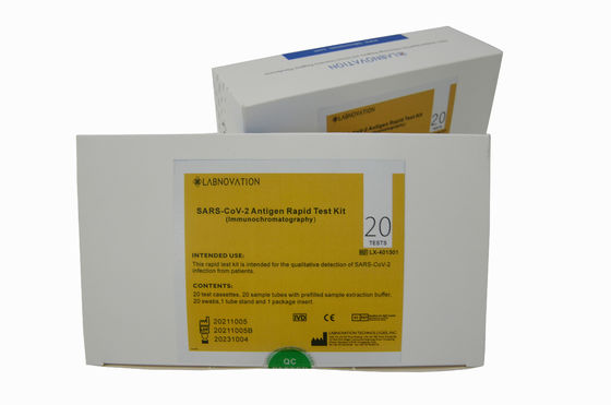 kwaliteit  Professional CoV-19 Antigen Rapid Test Kit Simple Operation High Accuracy fabriek