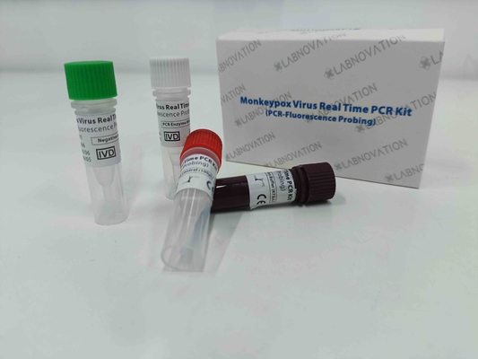 PCR van het Monkeypoxvirus Snelle van het het Serumletsel van Testkit real time for human de Afscheidingssteekproeven