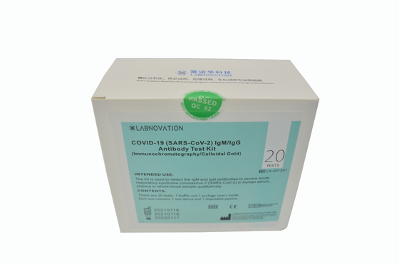 Nieuwe het Antilichamenopsporing Kit Simple Operation van Coronavirus IgG IgM