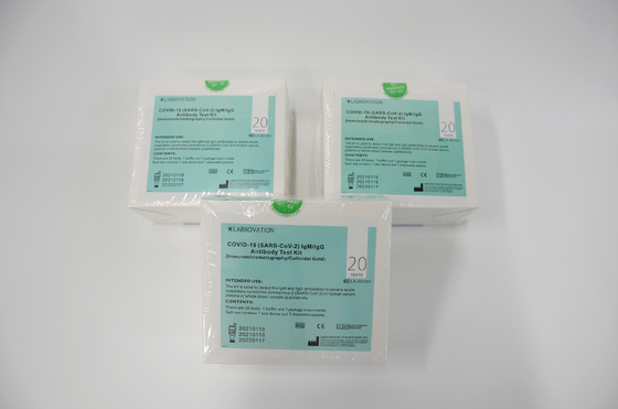 20PCS SARS-CoV-2 Antilichamen Snelle Test Kit Immunochromatography