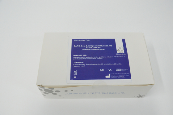 SARS-CoV-2 de zij van de het Antigeentest van de Stroomgriep Snelle Uitrusting ISO9001