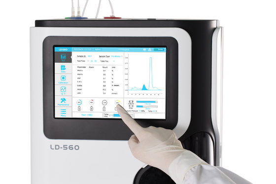 LD-560 van de de Testanalysator van HbA1c Snelle Grote de Capaciteits volledig Automatische HbA1c Analysator