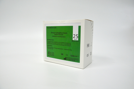 95% de Test Kit For Dengue Viral Infection van IgG IgM van het nauwkeurigheids30ul Antilichaam