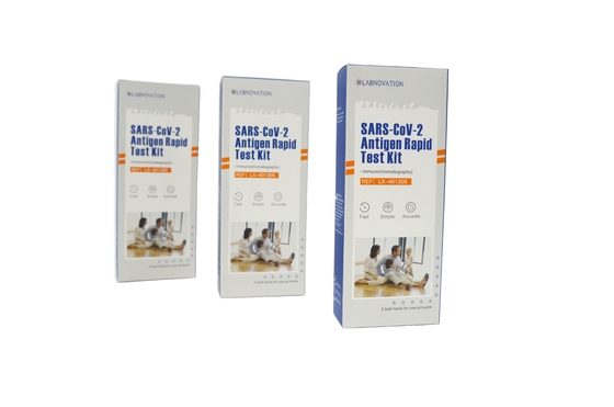 ISO9001 plastic Sars Cov 2 Antigeen Snelle Test Kit Result In 15 Minuten de Test van Labnovation