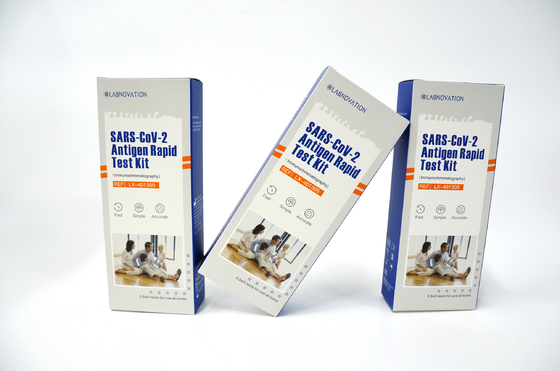 ISO9001 plastic Sars Cov 2 Antigeen Snelle Test Kit Result In 15 Minuten de Test van Labnovation