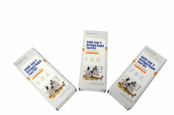 99.30% nauwkeurigheid SARS-CoV-2 Testende Uitrusting 79*37*200MM van het Antigeenhuis