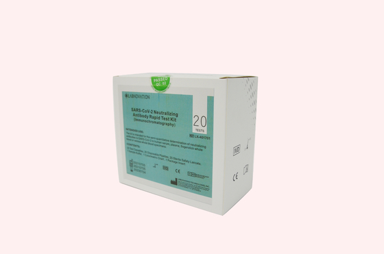 IVD Neutraliserende Antilichamen Snelle Opsporing Kit Lateral Flow Test Kits voor Reis
