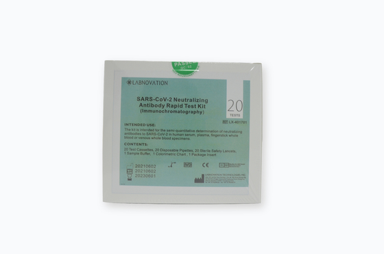 SARS-CoV-2 neutraliserende Antilichamen Snelle Test Kit For Epidemiology Research