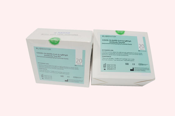 IVD Cassette coV-19 van de het Antilichamentest van IgG IgM de Uitrusting 2C aan 30C-Opslagtemperaturen