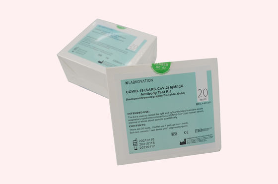 IVD Cassette coV-19 van de het Antilichamentest van IgG IgM de Uitrusting 2C aan 30C-Opslagtemperaturen