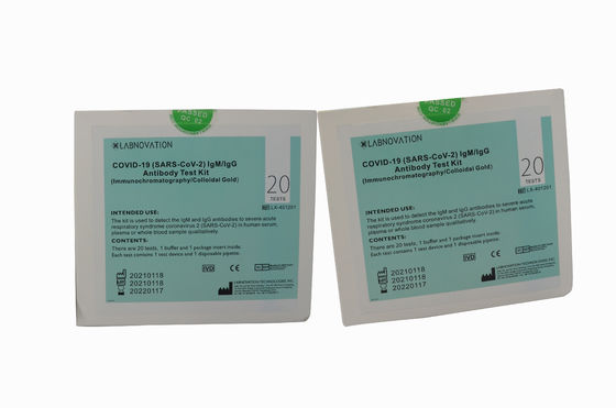 Universele SARS-CoV-2 van de het Antilichamen Snelle Test van IgG IgM de Uitrustings90% Gevoeligheid