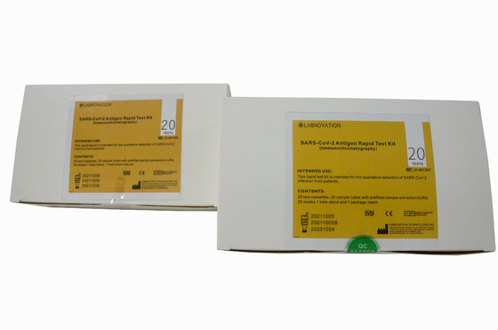Antigeentest SARS-CoV-2 Uitrusting ISO13485 MSDS van de Antigeen de Snelle Test in 10-15 Minuten