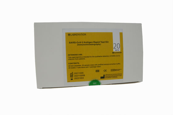 Snelle Uitrusting coV-19 Uitrusting 20 Tests Kit Simple Operate Professional Use van de Antigeentest van de Antigeen Snelle Test