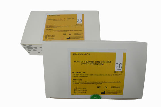 Snelle Uitrusting covid-19 Antigeen Snelle Test 20Test van de Antigeentest voor Professioneel Testend Gebruik