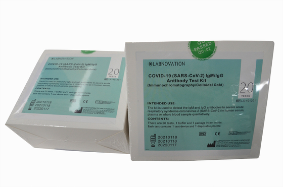 De snelle van de de Uitrustingsiso9001 Kwalitatieve Opsporing van de Antilichamentest Test Kit Antibody van IgG IgM Snelle