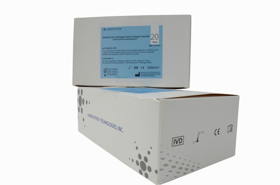 20PCS algemeen begrip covid-19 de Test Kit For Suspected Populations van het Speekselantigeen
