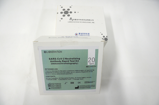 95% de nauwkeurigheid vangt Neutraliserende Antilichamentest Kit Immunochromatography