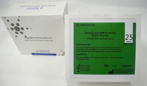 ISO13485 15 de Test Kit For Hospital Clinic van Min Dengue Antibody IgM IgG
