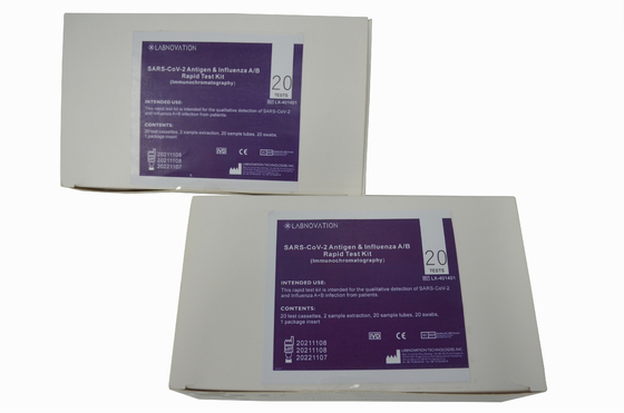ISO 13485 Professionele Griepab Test Kit Flu Swab Antigen Kit