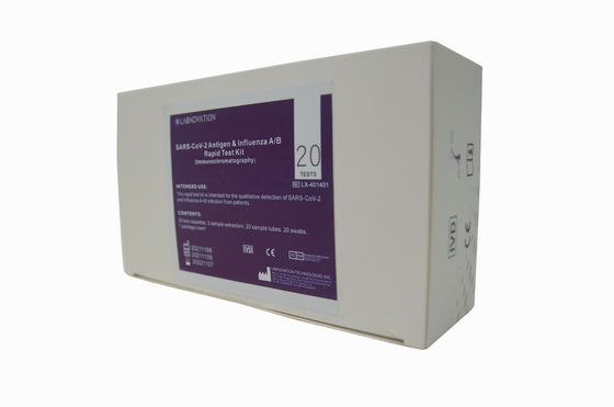 Van de de Griepab Test van het Labnovation Snelle Antigeen Uitrusting 20 Testcassettes