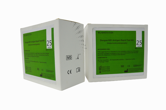 ISO9001 15 de Snelle Test Kit For Qualitative Detection van Min Dengue NS1 Ag