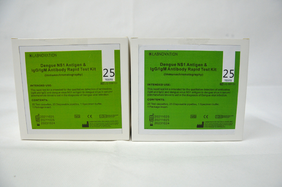 Snelle de Testuitrusting 25PCS van ISO9001 IgG IgM Combo Dengue NS1 Ag